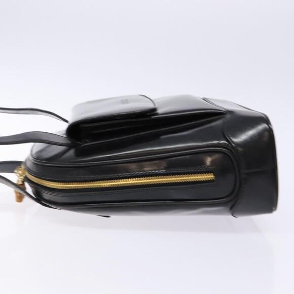 GUCCI Shoulder Bag Enamel Black Gold 001 1075 1650 0 - Picture 5 of 13